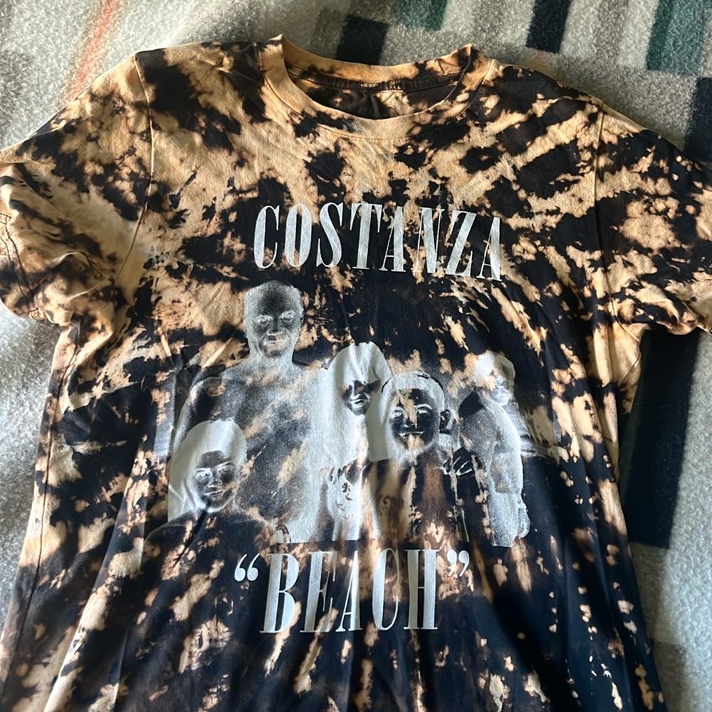 Acid Wash “Costanza Bleach” Graphic Tee